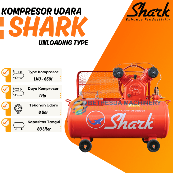 Kompresor Udara Unload 1 hp Shark