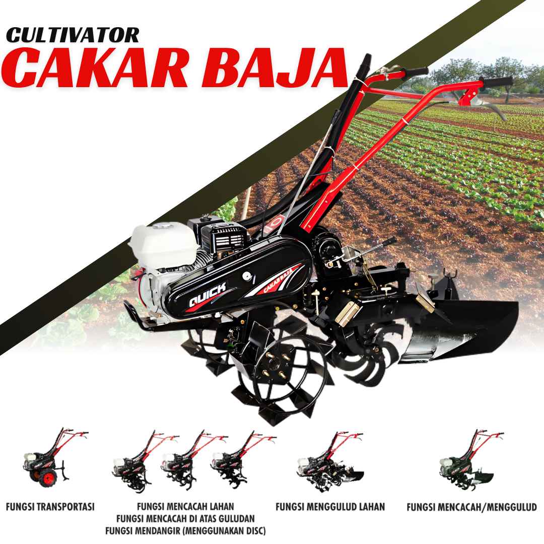 Cultivator Quick Cakar Baja