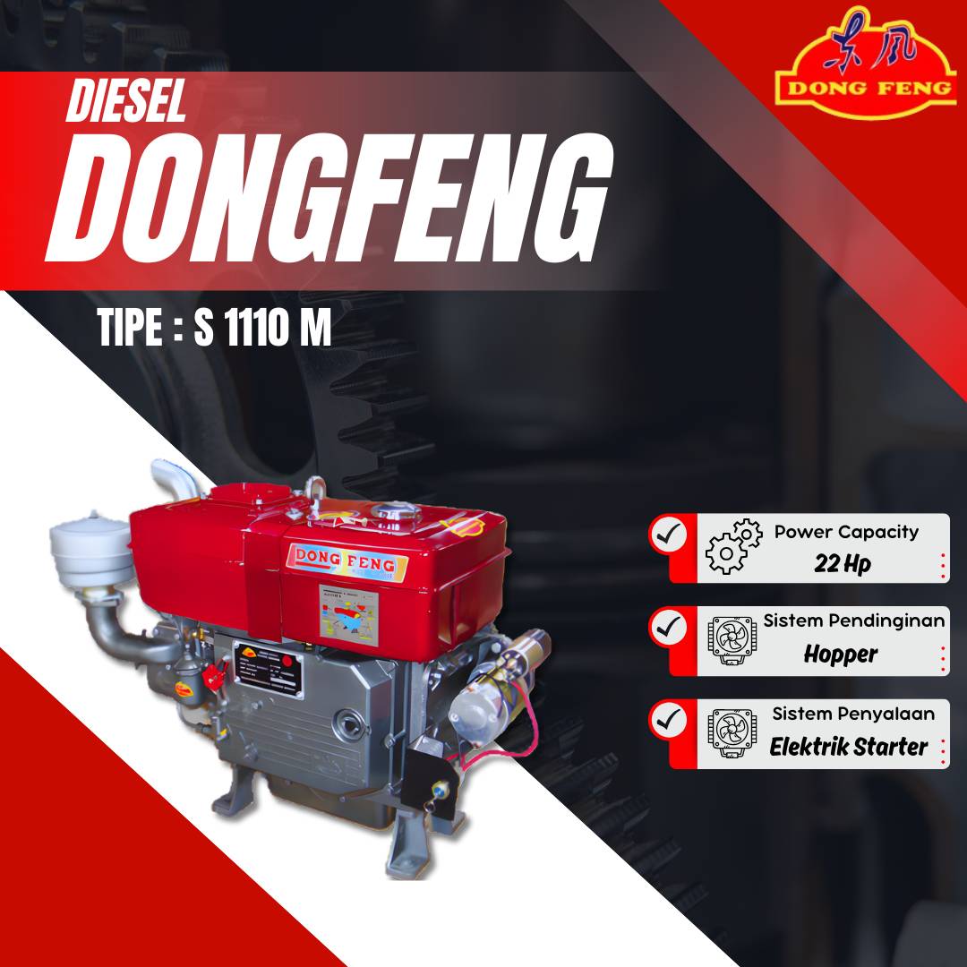 Mesin Diesel Dongfeng S1110 M