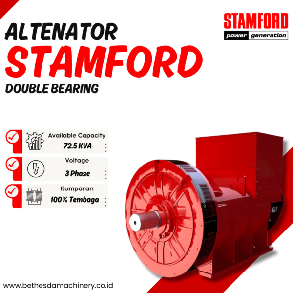 Generator 72.5 Kva Stamford Double Bearing