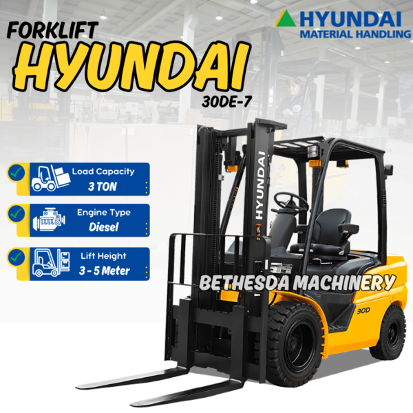 Forklift Hyundai 30DE-7 3 Ton Diesel