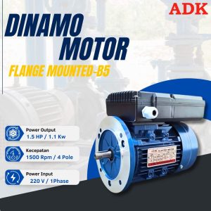 Dinamo ADK 1.5 Hp 4Pole B5
