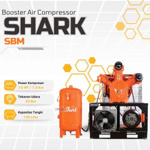 Kompresor Shark High Pressure 10Hp