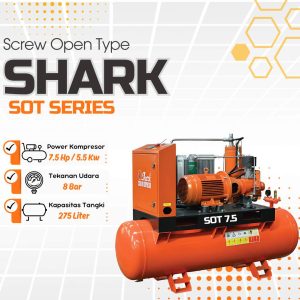 Kompresor Screw Shark 7.5Hp